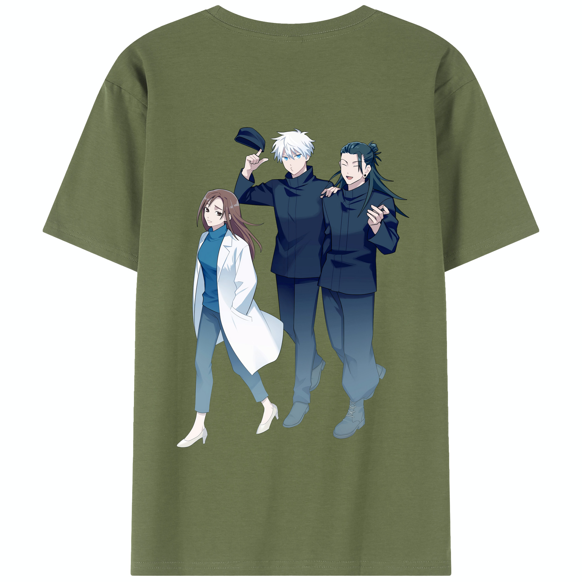 （画像用） 呪術廻戦 Jujutsu Kaisen 綿100％半袖Tシャツ（背面プリント）